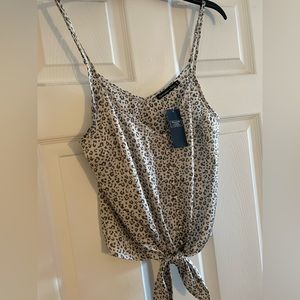 Abercrombie and fitch leopard print camisole
